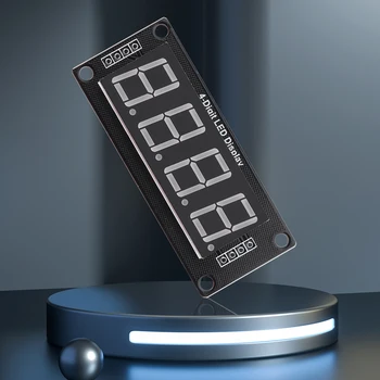 0,56-дюймовый цифровой ламповый драйвер TM1637 с 4-значным индикатором времени, 7-сегментный цветной дисплей 5V TM1637.h TM1637.h для Arduino 8