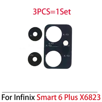1 комплект Для Infinix Smart 6 Plus X6823 X6823C Стеклянная Крышка Объектива Задней Камеры С Клейкой Наклейкой Запасные Части 20