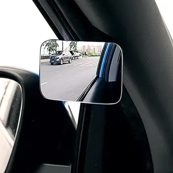 1 шт. Автомобильное зеркало HD Выпуклое Зеркало для слепых зон с регулируемым углом обзора 360 градусов, Автомобильное Зеркало заднего Вида для парковки без оправы Mirrow 5
