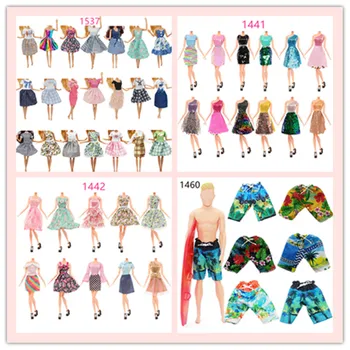 1 шт. модная одежда для кукол, миниатюрные кукольные костюмы для кукольного домика, разные стили, летние костюмы для кукол 30 см