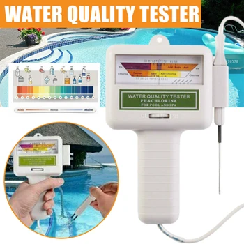 1 шт. устройство для тестирования качества воды для бассейна, СПА-воды, тестер PH хлора, измеритель PH хлора, инструмент для измерения аквариума