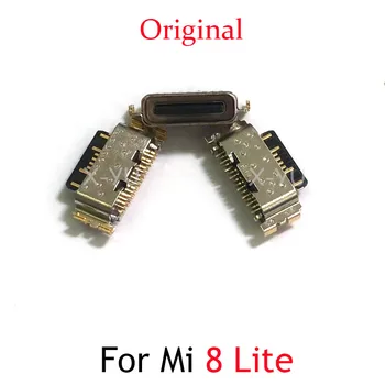10 шт., Оригинал для Xiaomi Mi 8 Lite, USB-разъем для зарядки, разъем для док-станции 16