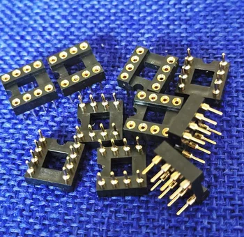 10 штук разъемов DIP-8 операционных усилителей с позолоченным гнездом DIP8 IC для muses02 opa627 5532 LM49720 opa2604ap 20