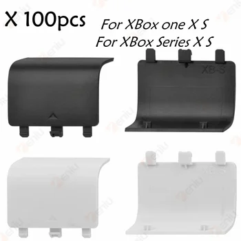 100шт Беспроводного контроллера, Пластиковая крышка батарейного отсека, задняя крышка, сменный корпус, дверная крышка для Xbox One X Серии S X/S 10