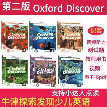 12 Buah/Set Lengkap Versi Bahasa Inggris Edisi Kedua Oxford Discover Oxford Buku Teks Bahasa Inggris Anak-anak Tingkat 1-6 Grati 20