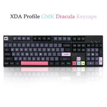 133 Клавиши GMK Dracula Keycaps XDA Profile PBT Сублимационная Механическая Клавиатура Keycap Для MX Switch С Переключением 1.75U 2U