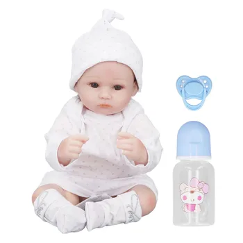 15-дюймовая силиконовая кукла-младенец с имитацией мягкого тела Куклы для детей, игрушки для раннего развития, подарки 12