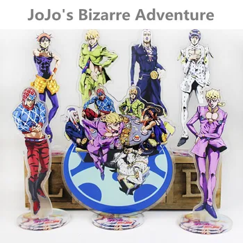 16 см Японское аниме JoJo's Bizarre Adventure Акриловые Подставки Фигурная Модель Держатель тарелки Аниме для фанатов Подарок 20