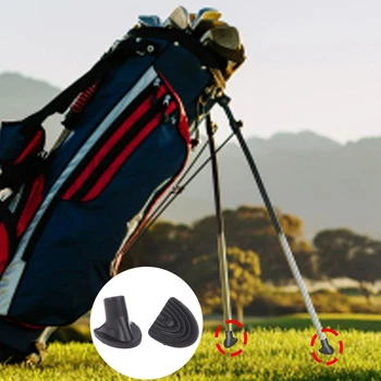 2 шт. Сменные ножки для сумки для гольфа, подставка для сумки для гольфа, Модернизированные резиновые ножки, заменяющая деталь, Улучшенный дизайн для большинства подставок для сумок для гольфа. 3