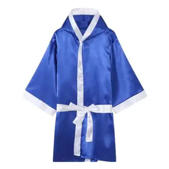 2023 Взрослые и Детские боксерские халаты из шелковистого нейлона с капюшоном для Муай Тай, одежда для бокса для тренировок по ушу, одежда для бокса, костюм для кикбоксинга 3