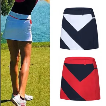 2023 короткая юбка для гольфа, Тонкая повседневная юбка для гольфа, Эластичная Быстросохнущая Дышащая спортивная короткая юбка для гольфа, одежда 8