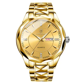 2023 Новые модные мужские часы из нержавеющей стали, лучший бренд класса Люкс, водонепроницаемые мужские кварцевые часы Relogio Masculino 3