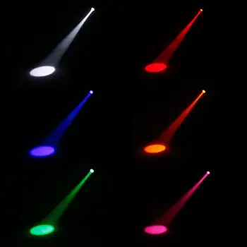 3 Вт Мини светодиодный прожектор для освещения сцены Xmas Pinspot Светло-голубой 6