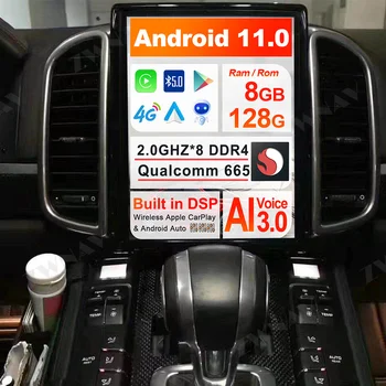 4G SIM-Карта Qualcomm Android11 Tesla Screen Автомобильная GPS-Навигация Для Porsche Panamera 2011-2016 Авто Стерео Головное Устройство Мультимедийный Плеер