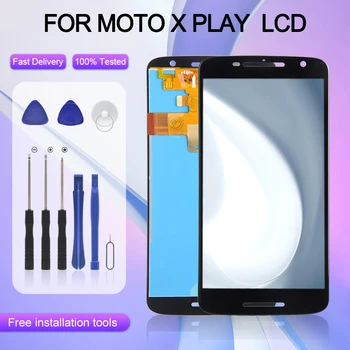 5,5 Дюймов для Motorola Moto X Play ЖК-дисплей с сенсорным экраном и цифровым преобразователем в сборе для Motorola X3 XT1560 Дисплей с рамкой Бесплатная доставка