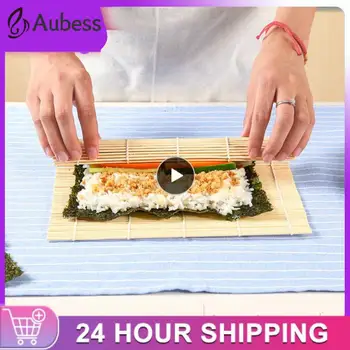 5 ~ 40ШТ Кухонный инструмент для суши, Бамбуковый коврик для скатывания, Инструменты для приготовления риса Онигири своими руками, Бамбуковый коврик для суши, Японский станок для суши, Суши 18
