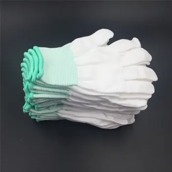 5 пар садовых перчаток белые перчатки хлопчатобумажные перчатки для работы в саду строительные деревообрабатывающие перчатки для рук бытовые 3