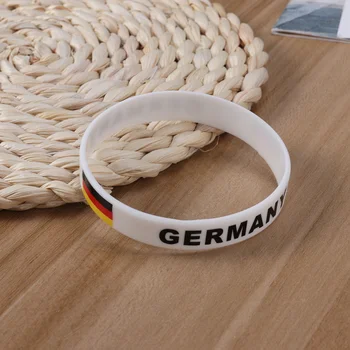 6шт Германия Силиконовые браслеты Модный Спортивный браслет на 2022 год Силиконовый браслет Резиновый браслет Вечеринка чемпионов 2021 года 6