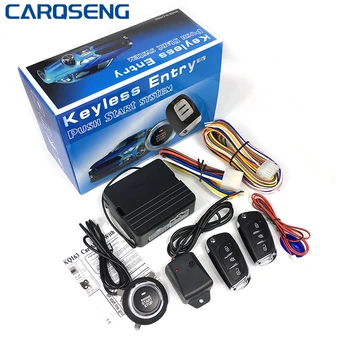 CARQSENG KQ163 12 В Кнопочный и дистанционный запуск двигателя, система бесключевого доступа, автомобильная вибросигнализация 7