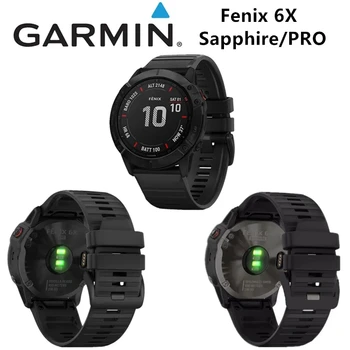 Garmin Fenix 6X Sapphire / 6X PRO GPS, измеряющий уровень кислорода в крови, частоту сердечных сокращений, спортивные часы на открытом воздухе, Международные многоязычные, без коробки 15