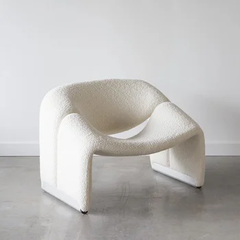 JOYLOVE Роскошный диван-кресло Дизайнерский стул в скандинавском стиле Легкая мебель Простой досуг Креативный дом Гостиная Диван-кресло 11