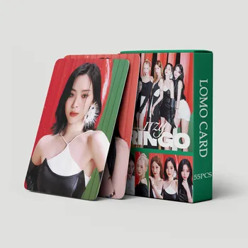 Kpop Idol 55 шт. / компл. Альбом открыток Lomo Card ITZY RINGO, Новая коллекция открыток для фотопечати, подарки для поклонников картин