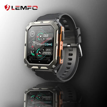 LEMFO C20Pro Смарт-часы Мужские Спортивные Smartwatch Bluetooth Вызов 35 Дней в режиме ожидания 123 Спортивных режима 1,83-дюймовый HD-экран