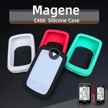 Magene Magene C406 Кодовые часы Защитный чехол Силиконовый чехол Цветной чехол для GPS с HD-пленкой Аксессуары для велосипедов 3