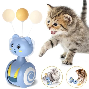 Mainan Bulu Interaktif Kucing Mainan Lucu Bumbler Hewan Peliharaan Mainan Kucing Interaktif Mainan Tongkat Bulu 20