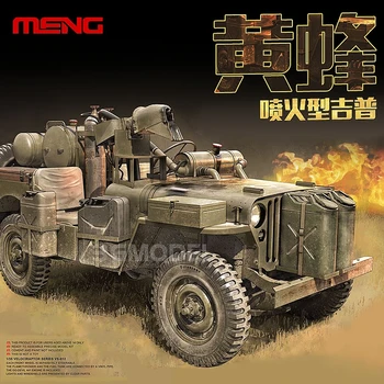 MENG model hobby assembly vehicle kit VS012 American Jeep Wasp fire type 1/35 6