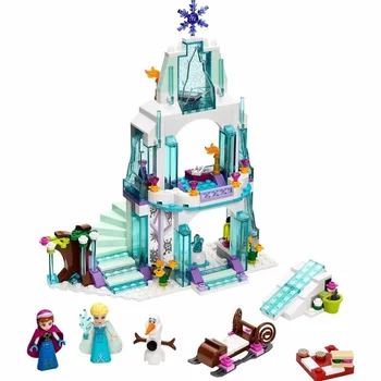 mylb Романтический замок Золушки, строительные блоки, Анна Эльза, обучающий кирпич, совместимые игрушки для девочек, прямая поставка 17