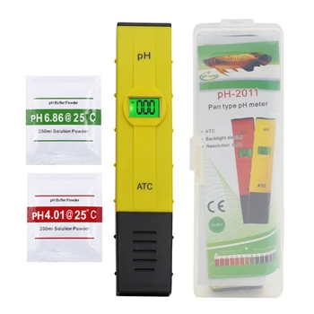 PH-метр для воды, PH-тестер, цифровая PH-ручка, высокоточный считыватель PH 0,01 15