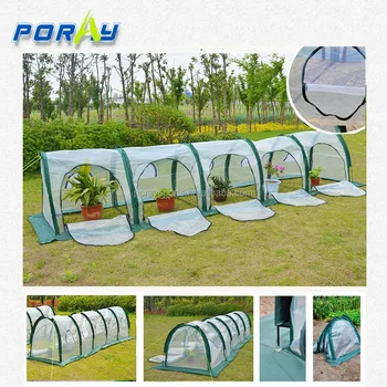 poray новый продукт 5-метровая туннельная теплица для овощей и цветов, садовая палатка для выращивания растений, семейная теплица для выращивания 20