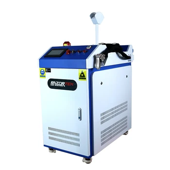 Razortek Laser Raycus 1000 Вт 1500 Вт 2000 Вт 3000 Вт лазерный очиститель для удаления ржавчины и краски волоконная портативная лазерная машина для очистки 8