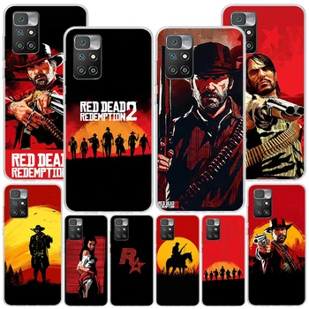 Red Dead Redemption 2 Оригинальный Чехол для Xiaomi Redmi 12 12C 10 10A 10C 10X9 9A 9C 9T 8 8A 7 7A 6 6A S2 K20 Pro K40 Уникальный чехол 6