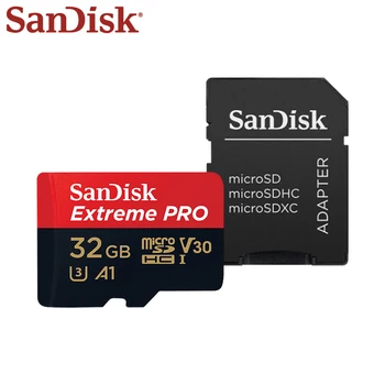 SanDisk Extreme Pro Micro SD-Карта Со Скоростью чтения до 170 Мбит / с V30 U3 256 ГБ 128 ГБ 64 ГБ A2 TF-Карта 32 ГБ A1 Карта Памяти с SD-адаптером 14