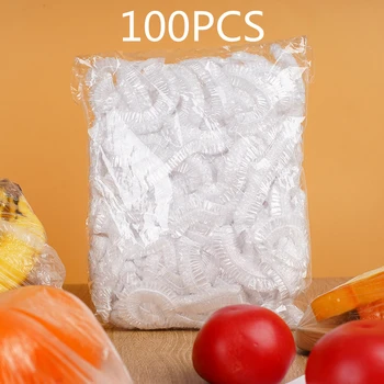 TGrade Кухонная сумка для хранения Эластичный Пластиковый пакет Одноразовая Пищевая Упаковка для овощей Свежая Крышка Пластикового пакета для хранения фруктов Саран 20