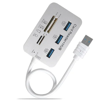 USB-КОНЦЕНТРАТОР 3,0, USB-разветвитель, 3 порта, удлинитель, мульти USB-удлинитель, мульти 3 0, концентратор, устройство чтения SD-карт, USB3.0, Расширитель для ПК 9