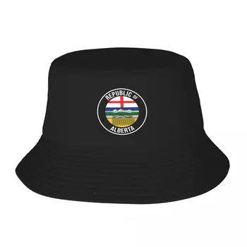 Wexit Отделение Республики Альберта Сепаратистское движение Западной Канады черный фон HD Высококачественная Шляпа-ведро Интернет-магазина 1