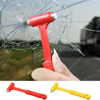 Автоматический молоток безопасности Автомобильный аварийный выключатель стекол Портативный резак для ремней безопасности Инструмент для спасения окон 7