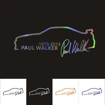 Автомобильная Наклейка для Paul Walker Fast and Furious KK Виниловая 3D Наклейка Автомобильные Аксессуары Для Укладки Светоотражающий Водонепроницаемый 13*5 см 20