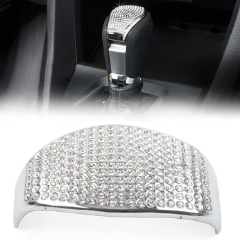 Автомобильный алмазный рычаг переключения передач, ручка, крышка, отделка, Аксессуары для Honda Civic 10th 2016-2021 4