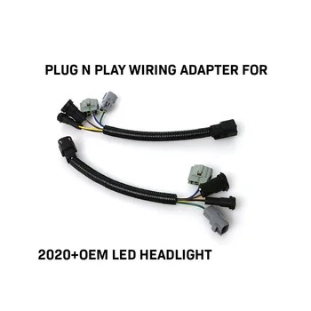 Адаптеры Plug and Play для 16-20 светодиодных фар Toyota Tacoma Fit 2020 года выпуска 19