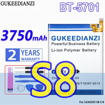Аккумулятор большой емкости GUKEEDIANZI BT-5701 3750mAh для LEAGOO S8 S8 Bateria 14