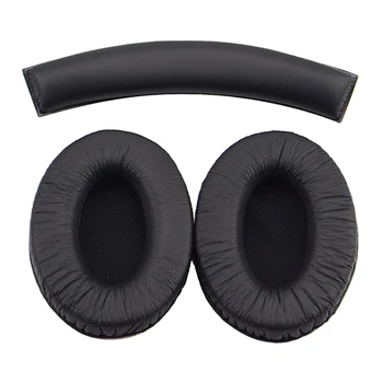 Аксессуары, Портативная подушка для повязки на голову, Дышащие Защитные амбушюры прямого кроя, набор нескользящих эластичных накладок для Sennheiser HD457 HD202 14