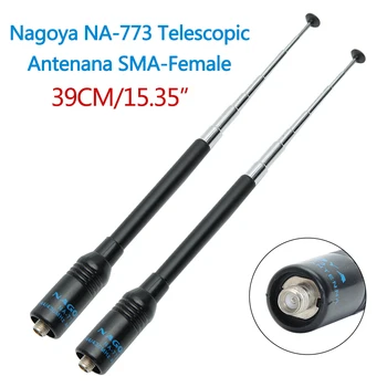 Антенна Nagoya NA-773 SMA-F Двухдиапазонная Телескопическая Антенна С Высоким Коэффициентом усиления Для Двусторонней Радиосвязи BaoFeng UV-5R BF-888s UV-S9Plus Walkie