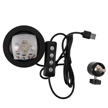 Атмосферная лампа RGB для проекции заката Светодиодный ночник USB проектор с вращением на 360 ° Фотографические лампы для домашней комнаты Студии 14