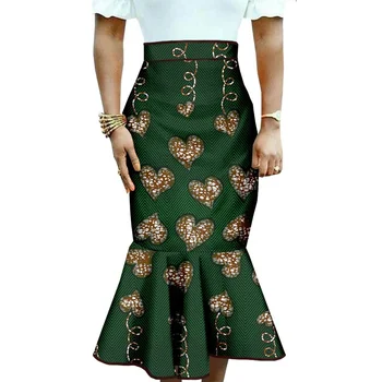 Африканские юбки для женщин плюс длинная юбка Макси для женщин Весенне-осенняя модная женская одежда с высокой талией, элегантная длинная юбка для вечеринок  9