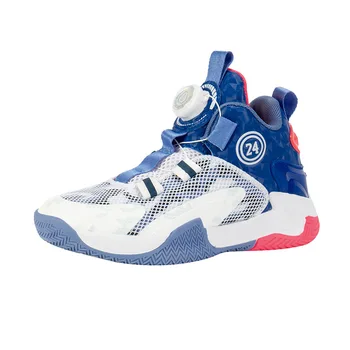 Баскетбольная обувь для мальчиков MODX 2023 Новая детская спортивная обувь из сетчатого материала, нескользящая и прочная обувь для тренировок 11