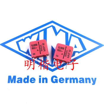 Бесплатная доставка 10шт/30шт WIMA Германия конденсатор MKP10 160 В 0,068 МКФ 160 В 683 68nf P = 10 мм 4